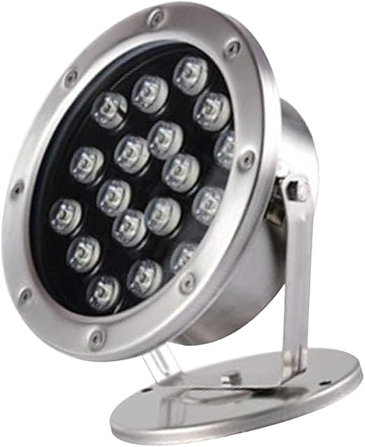 Magideal 18w Led Unterwasser Scheinwerfer Mit 18 Led Lampe Fur Garten Schwimmbad Teich Licht Ip68 Wasserdicht Rgb Amazon De Baumarkt