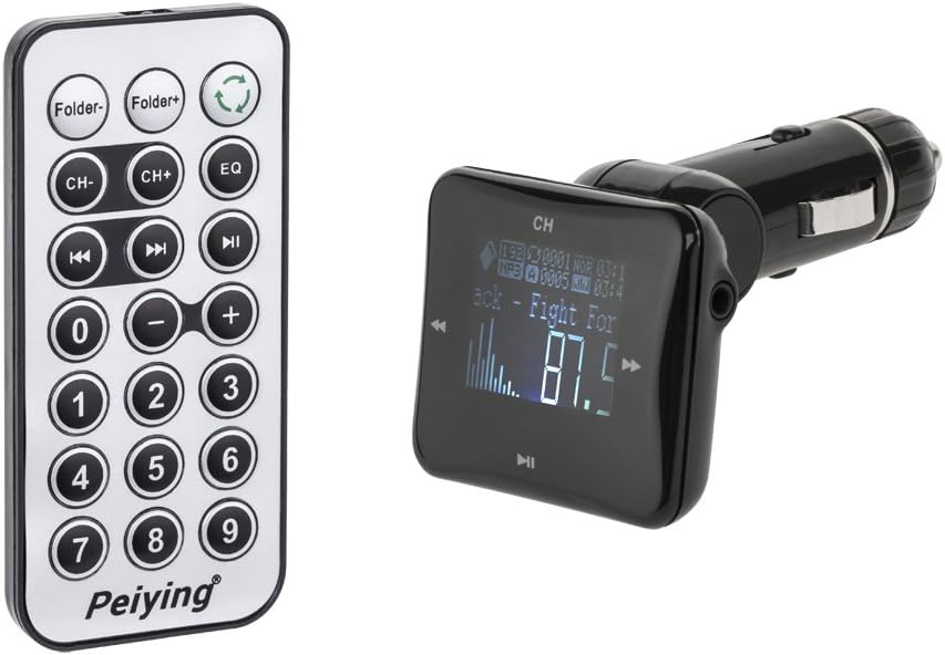 Peiying URZ0460 Car FM Transmitter with RDS Function Amazon.co.uk