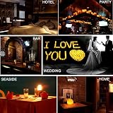 Jialine LED Tea Lights with Timer 12 Pack Warm Yellow Flicker 18 Hour Cycle view 6