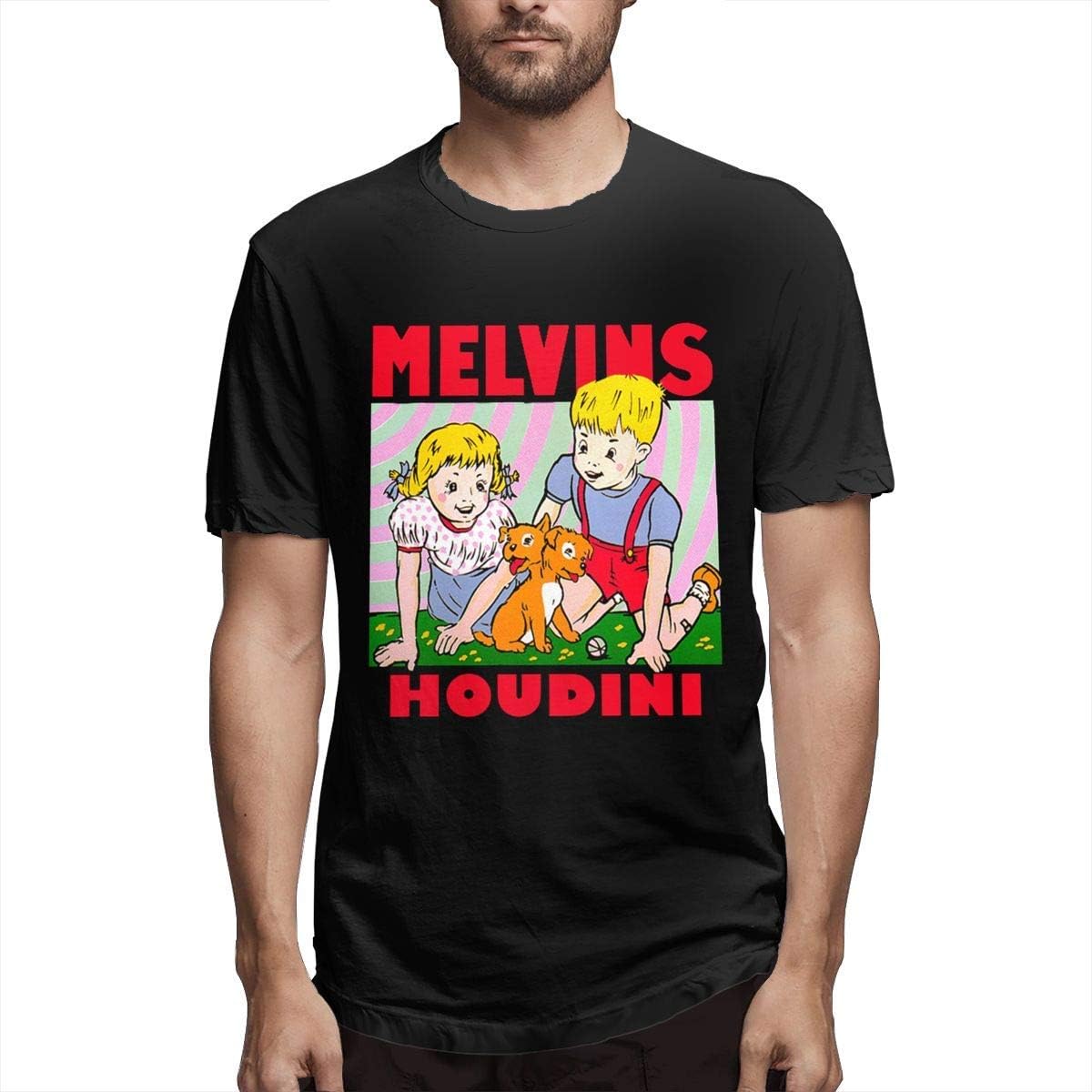 Enghuat Classic T Shirt with Melvins-Houdini Design Weekend Mens Top