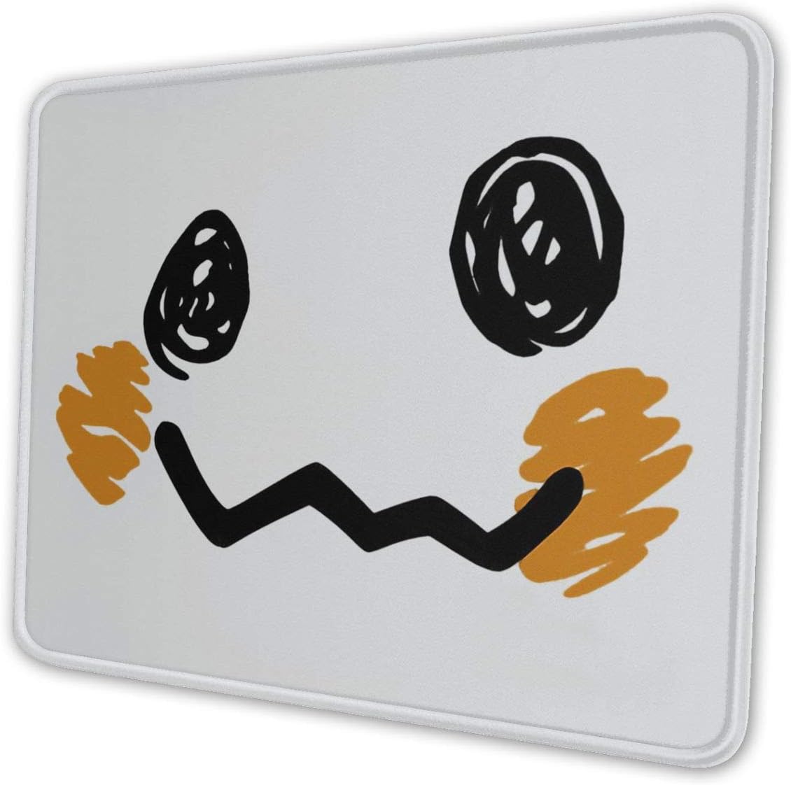 Design Mouse Pad Non-Slip Mimikyu Face Gaming Mouse Pad with Stitched Edge Computer PC Mousepad Rubber Base for Office Home