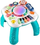 Cemirk Baby Activity Table 6-12 Months Musical Toys 30cm