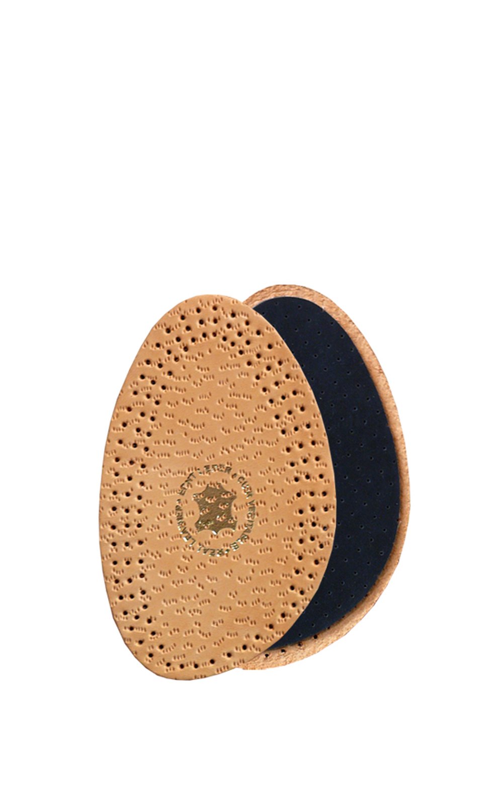 Kaps Halfix Half Insoles - Comfortable Premium Tan Leather & Latex Material - Cushions Your Feet & Prevents Chafing, Blisters & Burns - Heels, Flats, Boots & Statement Shoes (8-9 UK / 41-42 EU Beige)