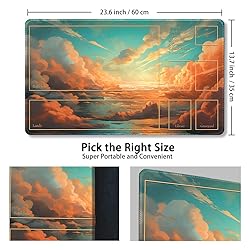Premium Stitched MTG Playmat with Zones and