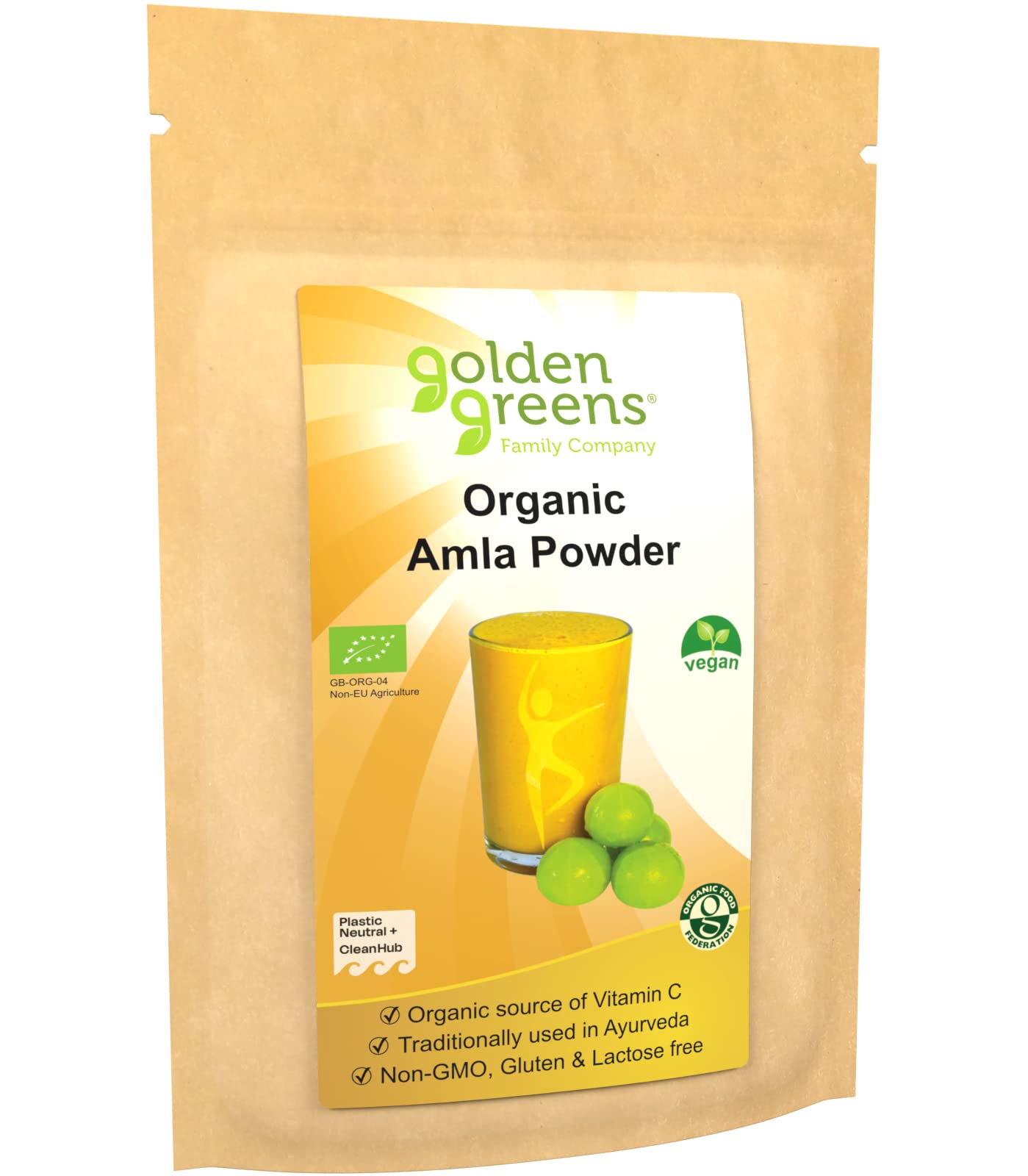 Golden Greens Organic Amla Powder 200g