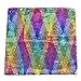 LAGHCAT Reversible Cushion Covers Christmas Sequins Mermaid Pillow Cases with Magic Mermaid Sequin (Colorful and Silver,ONLY Pillow Case)