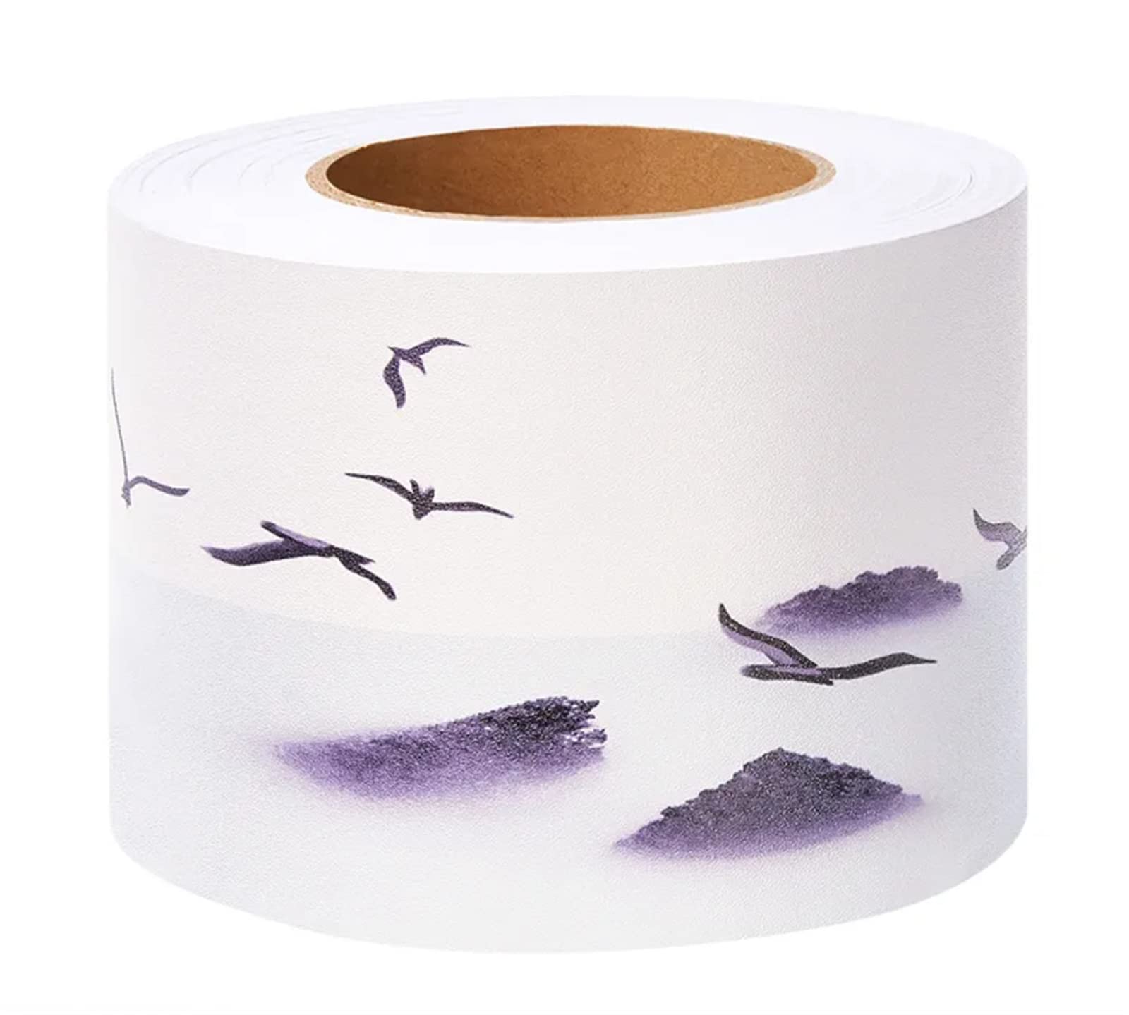 VisitRyl Wallpaper Border Peel Stick wall Border Sticker Home Ceiling Decor Edge Strip Border for Bathroom Living Room Kitchen Goose 10 cm x 1000 cm