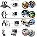 Erligpowht Action Camera Mounts for GoPro 6 Gopro Hero 5 4 3 GoPro Hero Session SJ4000 SJ5000 AKASO Apeman Xiaomi Yi WiMiUS Sony Sports DV with GoPro Hero Accessories Carry Case