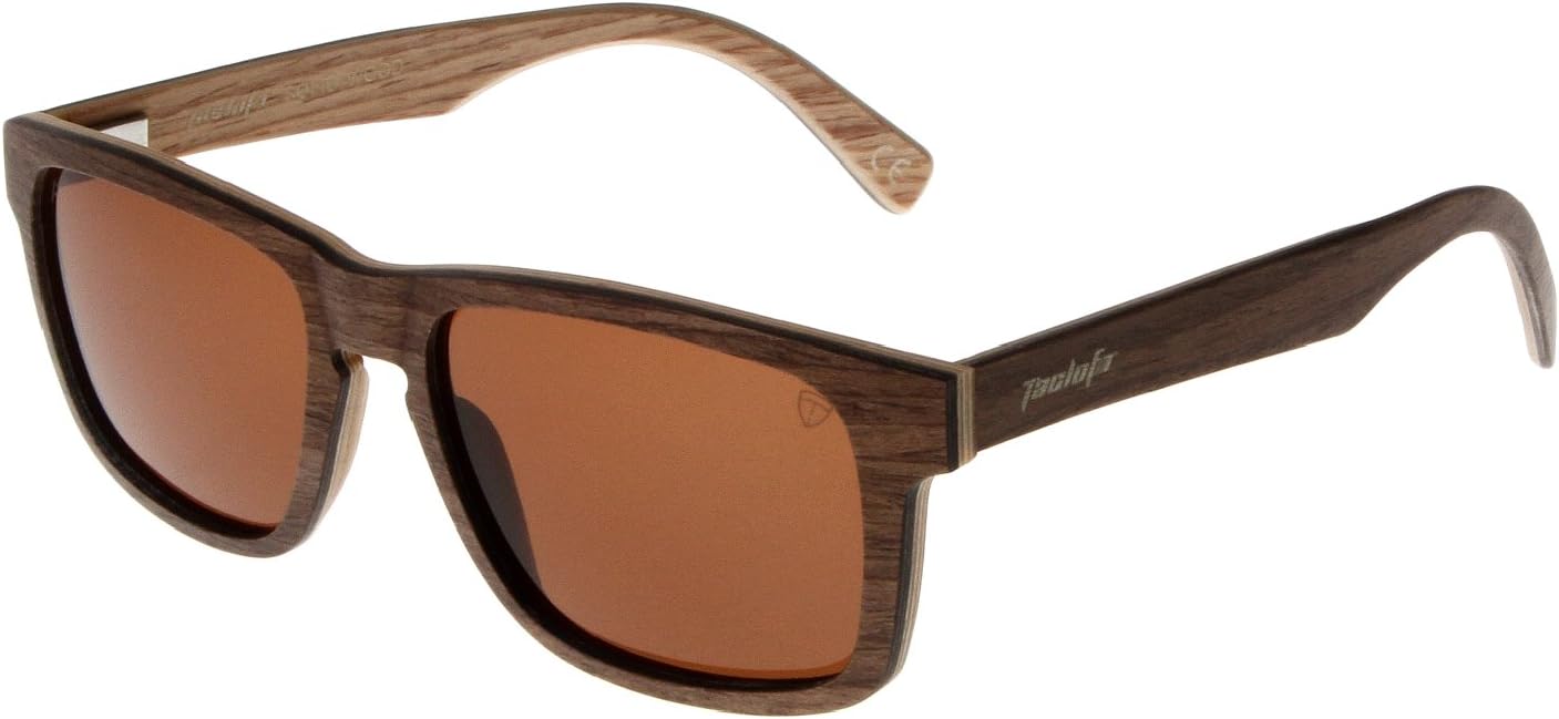 Tacloft Natural Wooden Polarized Sunglasses Floating Wayfarer Style Handmade Eyeglasses TL9002