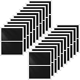 YIKIADA Black Color Coding Labels 3 × 2 Inches Self-Adhesive Rectangle Stickers Waterproof Name Tags for Office School Home 40 PCS