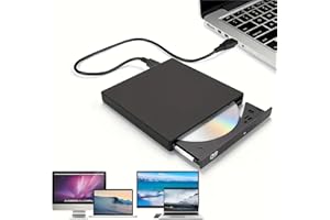 External Blu Ray Drive, Support 50G Disc Read/Write Bluray Drives, Portable 3D Blu Ray Burner with USB 3.0 and Type-C, Blu Ra