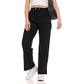 MODERN BASICS Wide Leg Sweatpants Women – High Waisted Comfy Fleece Baggy Womens Sweatpants, Casual Loose Women Lounge Pants