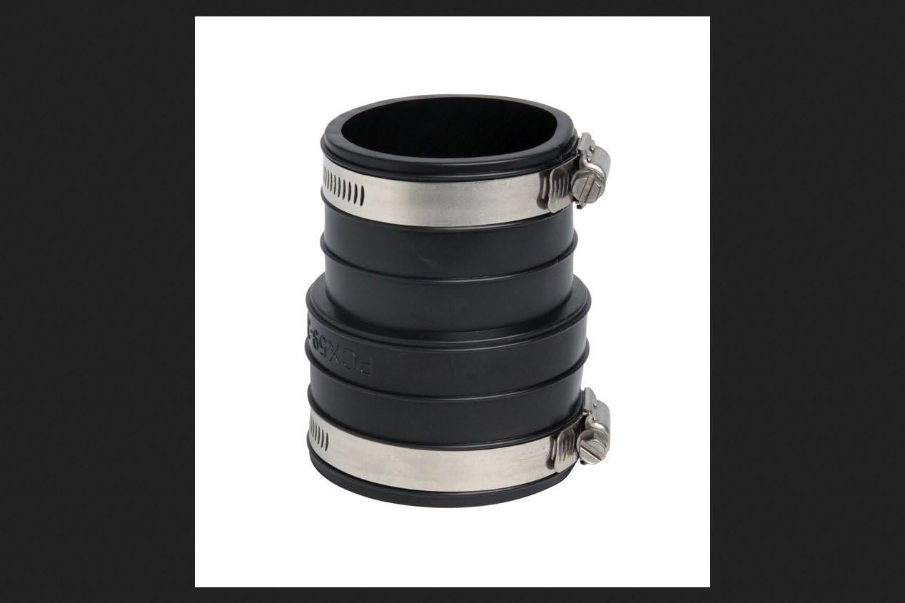 Pipe Conx Couple Flex 2Pipe2"Hub", Pipe Conx