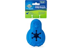 PetSafe Freezable Treat Holding Chilly Penguin - Interactive Pet Puzzle for Boredom or Separation Anxiety - Small