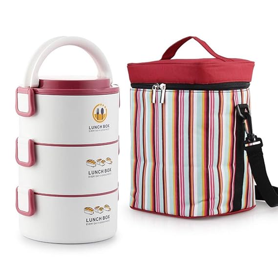 Lonchera de Aislamiento, lonchera con Tres Capas de Acero ...