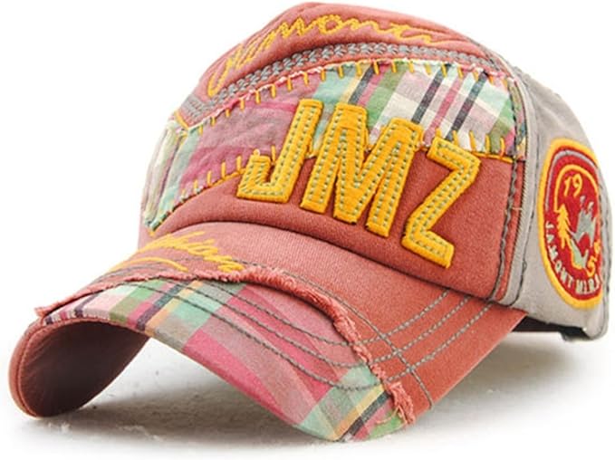 Amazon カジュアル キャップ メンズ 全5色 ダメージ 帽子 綿 オレンジ キャップ 通販