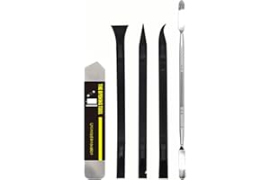 Pry Tool Kit, LIFEGOO Safe Non-Nylon and Ultrathin Steel Screen Opening Spudger Tool Repair Kit for Cell Phone, LCD, MacBook, Ipad, iPod, Tablet and More