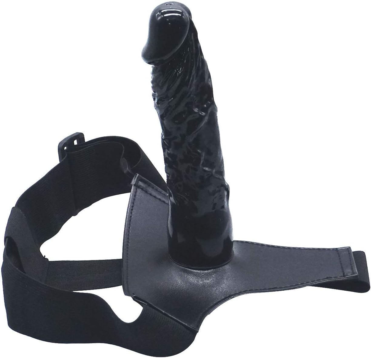 Happy Gift 7.87 Inch Perfect Large Size Real Touch Wearable SE Toy with Realistic Simulate D`id'lo for Women Male G`ày Partner Strap Waist Massaged Relax Body PVC Tool, Black ZHanga8aap1