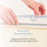 Tower T838005C Sensor Bin 50L Cream Battery-Operated with Retainer Ring view 5
