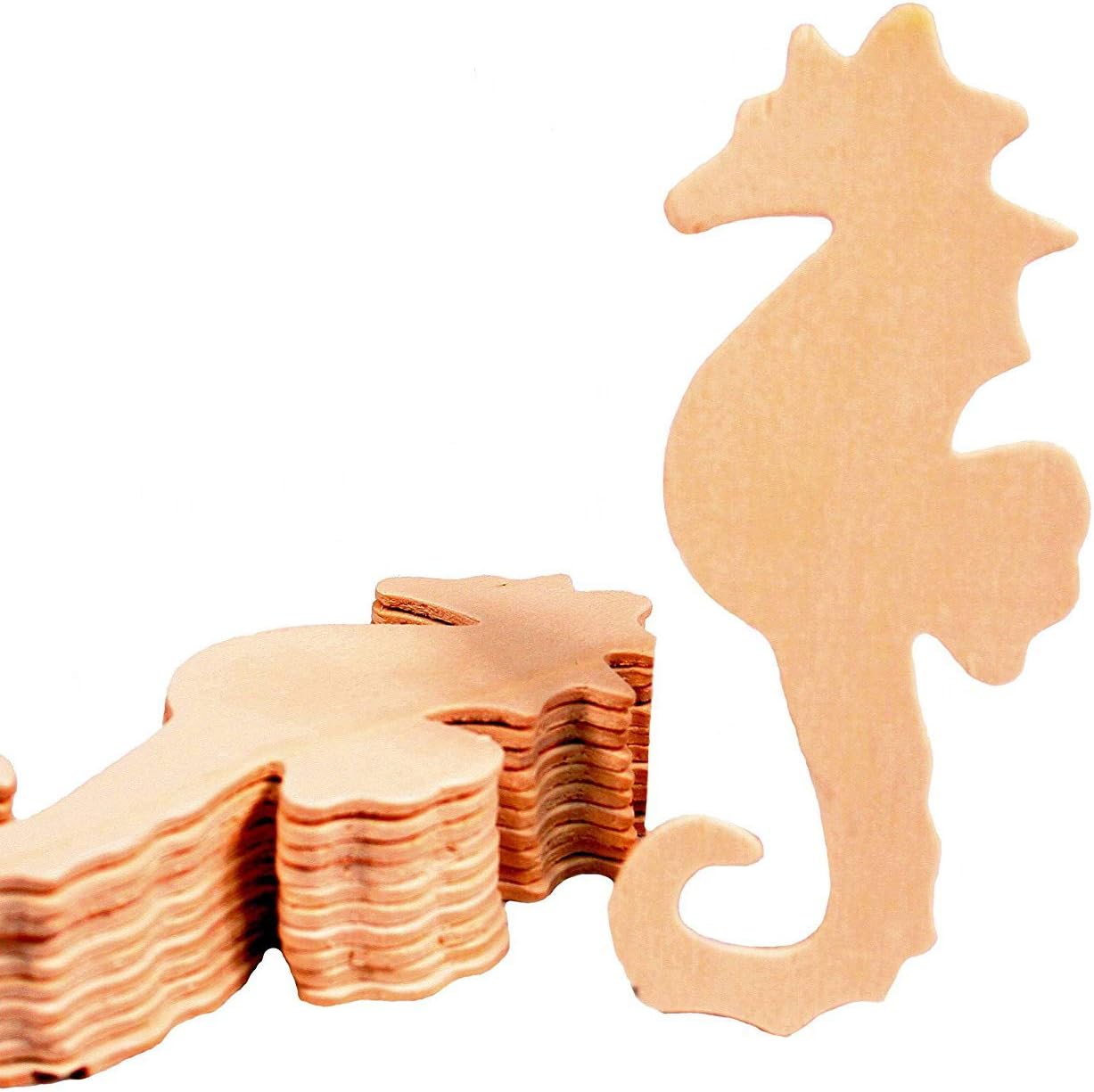 wooden seahorse