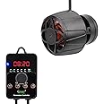 hygger 24/7 Mode Custom Current Aquarium Wave Maker with Controller, 24V DC Quiet Magnetic Powerhead Circulation Pump for 20-100 Gallon Saltwater Freshwater Fish Tanks 1500 GPH