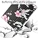 Dteck iPad 9.7 inch 2018 2017 Case / iPad Air Case / iPad Air 2 Case - Multi-Angle Viewing Auto Wake / Sleep Folio Smart Cover Stand Wallet Case for iPad 9.7 inch 2017/2018,iPad Air 1 2,Pink Floral