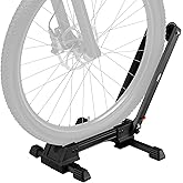 Favoto Folding Bike Stand Floor - Mountain & Road Bicycles Indoor Outdoor Garage Storage - Bicycle Parking Rack Foldable Fit 20”-29” Bikes (1 Bike Rack)