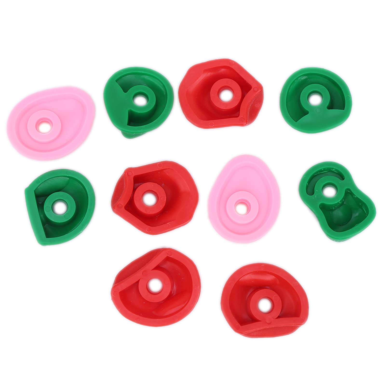 10pcs Climbing Holds MultiColored Large Rock Climbing Holds Outdoor Large Rock Wall Grips (Small size 10 pieces)