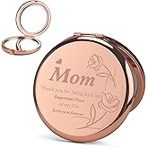 Dealoco Mom Gifts,Mothers Day Thank You Best Birthday Valentines Small Thoughtful Meaningful Engraved Useful Ideas Travel Bonus Unique Practical for Mom from Daughter Son,Makeup Mirror