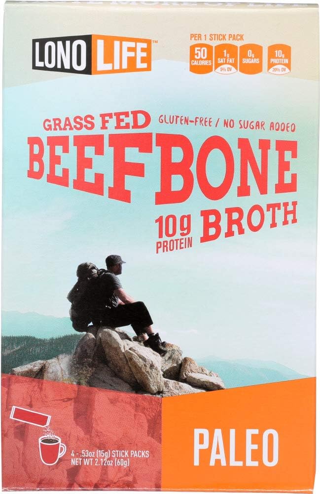 Lonolife (NOT A CASE) Stick Beef Bone Broth 4PK