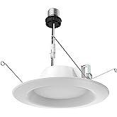 Satco S29313 LED Recessed Downlight Retrofit, 9.8 Watts, 5-6 Inches, White