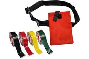 BAOZENP Triage Tape & Belt Pack Kits, Outdoor First Aid Supplies (Black:Deceased, Red:Immediate, Yellow:Delayed, Green:Minor)