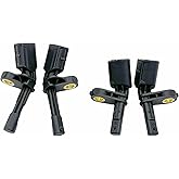 LEOWAUS Set of 4 Front Rear ABS Wheel Speed Sensor for Volkswagen VW Passat Jetta Tiguan Beetle GTI EOS Golf CC, for Audi TT 