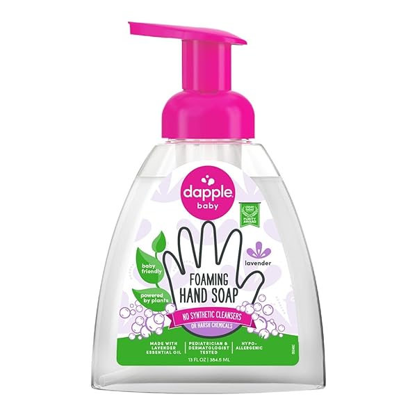 DAPPLE FOAMING HAND SOAP, GENTLE HAND WASH BABY...