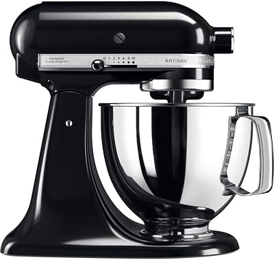 KitchenAid Artisan Tilt-Head Stand Mixer KSM125 4.8L Onyx Black