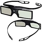 [Sintron] 2X Universal 3D RF Active Shutter Glasses Bluetooth Eyewear Glasses for 2015 2016 2017 Sony 3D TV & 3D Projector , Compatible with TDG-BT500A TDG-BT400A (2 Pairs) , Black, 27g , item in UK