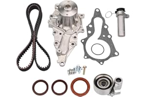 AUCERAMIC Timing Belt kit with Water Pump for Lexus GS300 1998-2005, Lexus IS300 2001-2005 - 3.0L DOHC 2JZGE [Replace OE: TCKWP215]