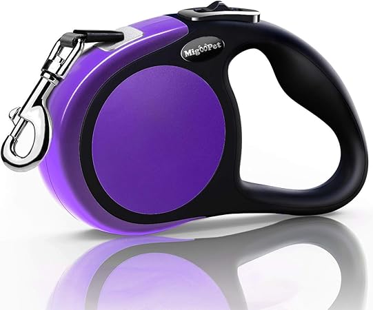 Purple retractable dog leash Clearance