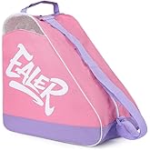 EALER Heavy-Duty Waterproof Skate Bag with Adjustable Shoulder Strap &ndash; Fits Ice Hockey, Inline, Roller &amp; Quad Skates,Kids &amp; Adults