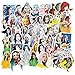 Billie Eilish The American Singer Waterproof Stickers/Decals (50 pcs) Car Stickers for Laptop Skateboard Snowboard Water Bottle Phone Car Bicycle Luggage Guitar Computer PS4(Billie Eilish)