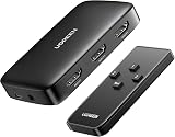 UGREEN 3-Input HDMI Switch 1 Output 4K 30Hz Remote Control 3x HDMI view 1