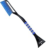 AstroAI 27”Snow Brush and Detachable Ice Scraper with Ergonomic Foam Grip for Cars, Trucks, SUVs (Heavy Duty ABS, PVC…