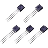 BOJACK TMP36 Temperature Sensors 3 Pin TMP36GZ High Precision Celsius Temperature Sensor (Pack of 5 Pcs)