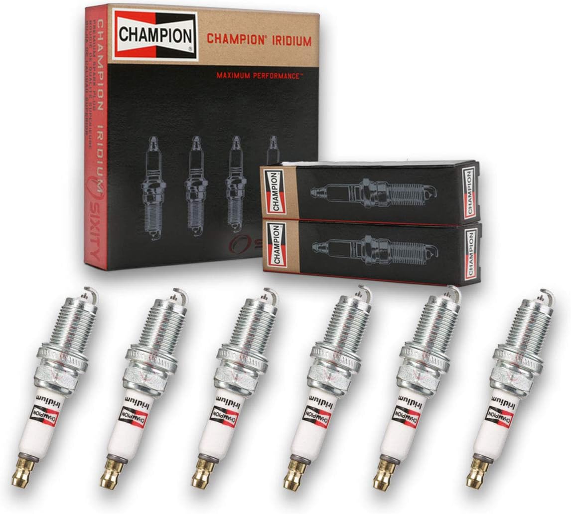 6 pc Champion Iridium Spark Plugs for 20032010 Acura MDX