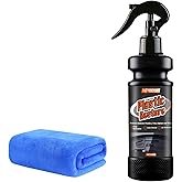 LUXFINISH Plastic Restorer for Cars, Durable Car Restorer That Renews Faded Plastic, Vinyl & Rubber to Deep Black Shine, UV Protection Shield, Resists Dirt, Dust & Fading - 4oz/120ml