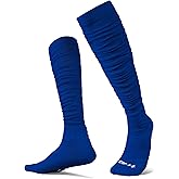 We Ball Sports Scrunch Football Socks, Extra Long Padded Sports Socks for Men & Boys