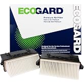 ECOGARD XA11843 Premium Engine Air Filter | Fits 2012-2015 Mercedes-Benz ML350 3.0L; 2013-2016 GL350 3.0L, Left and Right