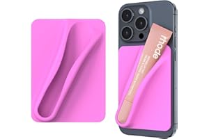 DOB SECHS Silicone Lip Holder for Cell Phone Lipstick Lip Glaze Phone Case Back Stick On Holder for iPhone and Android Smartphone, Rose Red