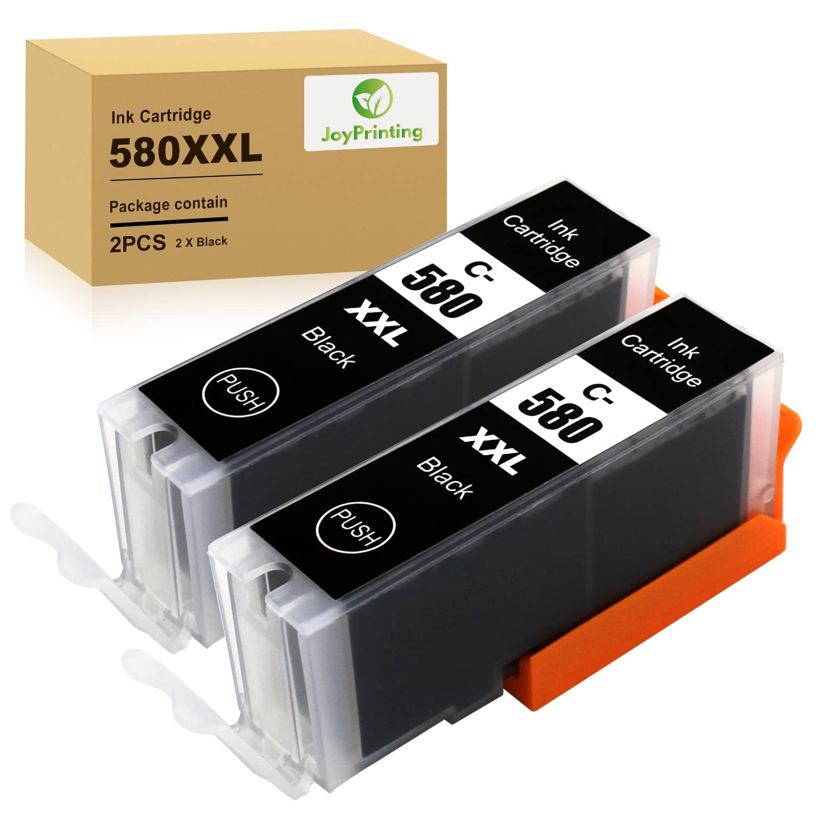 JoyPrinting 580XXL Black Ink Cartridges for Canon PGI-580 PGI-580XL Ink for Canon Pixma TS8350 TS6350 TR7550 TR8550 TS6250 TS705 TS8150 TS6150 TS8250 TS8350 TS9150 TS8351 TS9550 TS6251