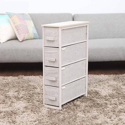 Amazon Ljjl 狭いトロリー 細長い引き出しタイプ4層収納キャビネットホイールシンプルラックギャップ狭いキャビネット Color C オープンシェルフ ラック オンライン通販